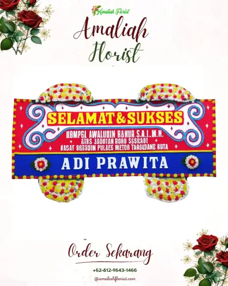 Papan Bunga Ucapan Selamat Libuo