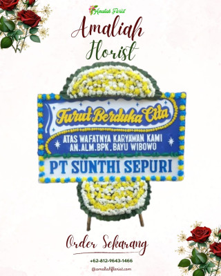 Papan Bunga Duka di Libuo