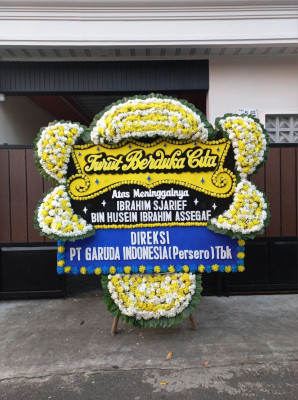 Papan Bunga Duka di Libuo